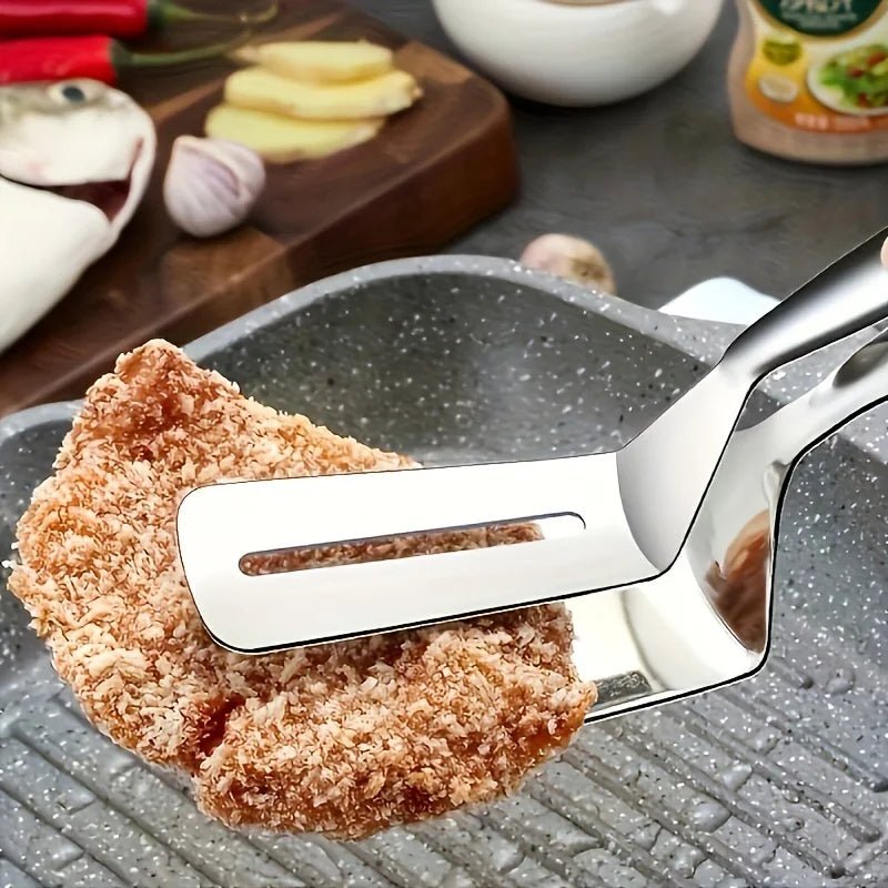 CHEFCLAMP – Multifunktionaler Edelstahl Spatel mit Zange