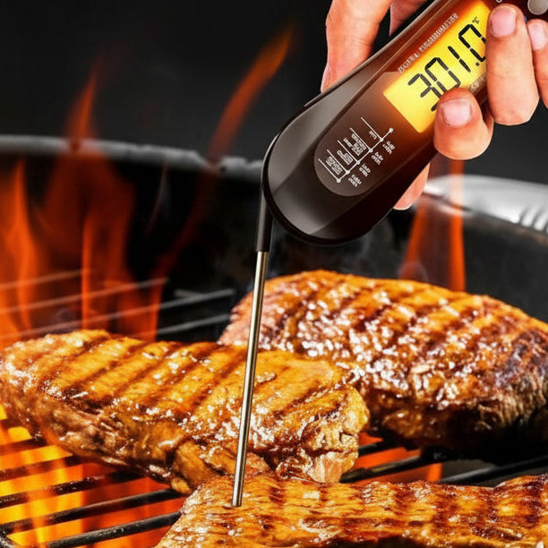 Grillmeister – Digitales Sofort-Fleischthermometer Mit Präziser Temperaturkontrolle