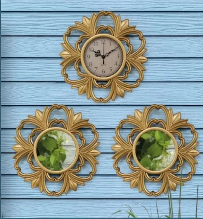 Lena - Luxuriöses Uhr- Und Spiegelset