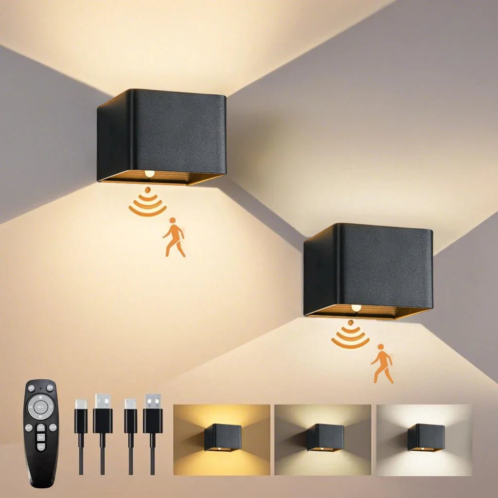 ARCION – Kabellose LED-Wandleuchte Mit Bewegungssensor Und 4000 mAh Akku