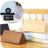 WoodSense LED-Holzuhr – Sprachgesteuert & Stilvoll für jeden Raum-3