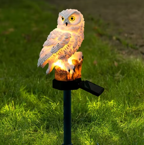 Solar-Eule Gartenleuchte