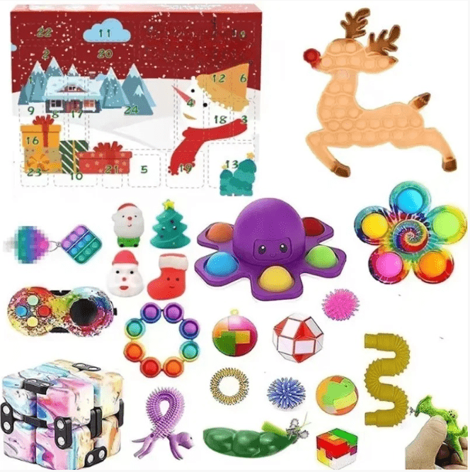 MagischerCountdown – Magischer Adventskalender Mit Sensorischen Spielzeugen Für Kinder