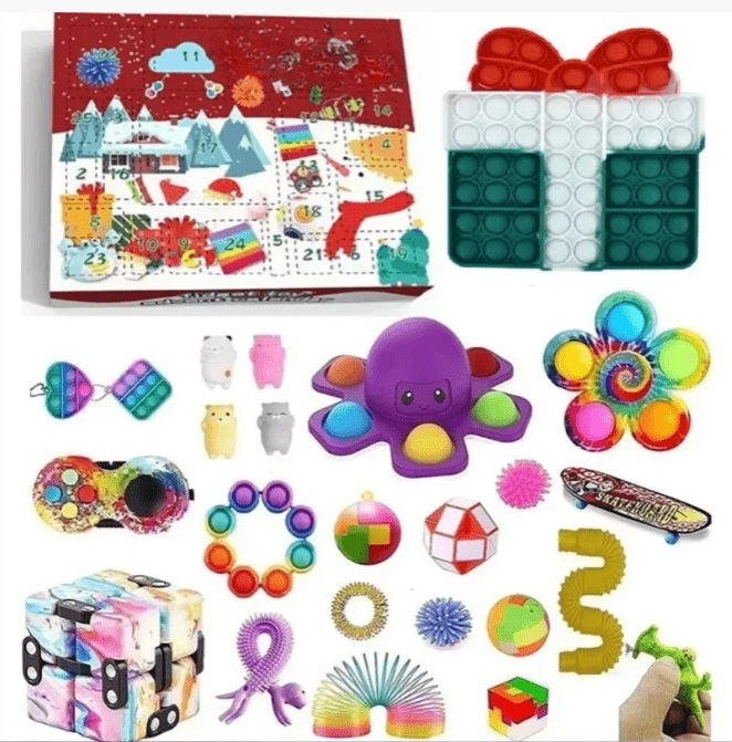 MagischerCountdown – Magischer Adventskalender Mit Sensorischen Spielzeugen Für Kinder