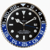 Varelux - Stillezeit Wanduhr Edelstahl & Leuchtzeiger