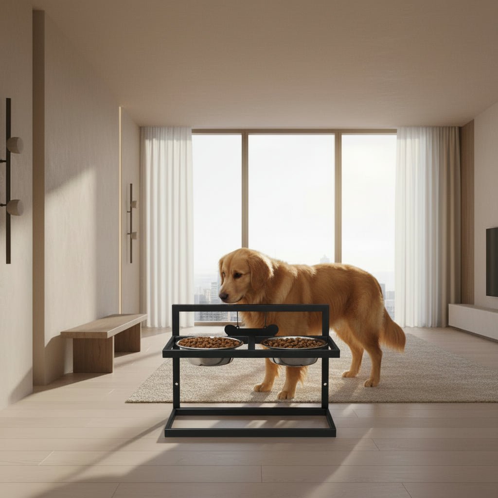 Snackhafen – Ergonomische Futterstation Für Gesunde Haltung Großer Hunde