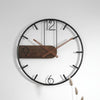 SAVIANE Wanduhr Elegantes Modernes Design Harmonie Raum Akzent