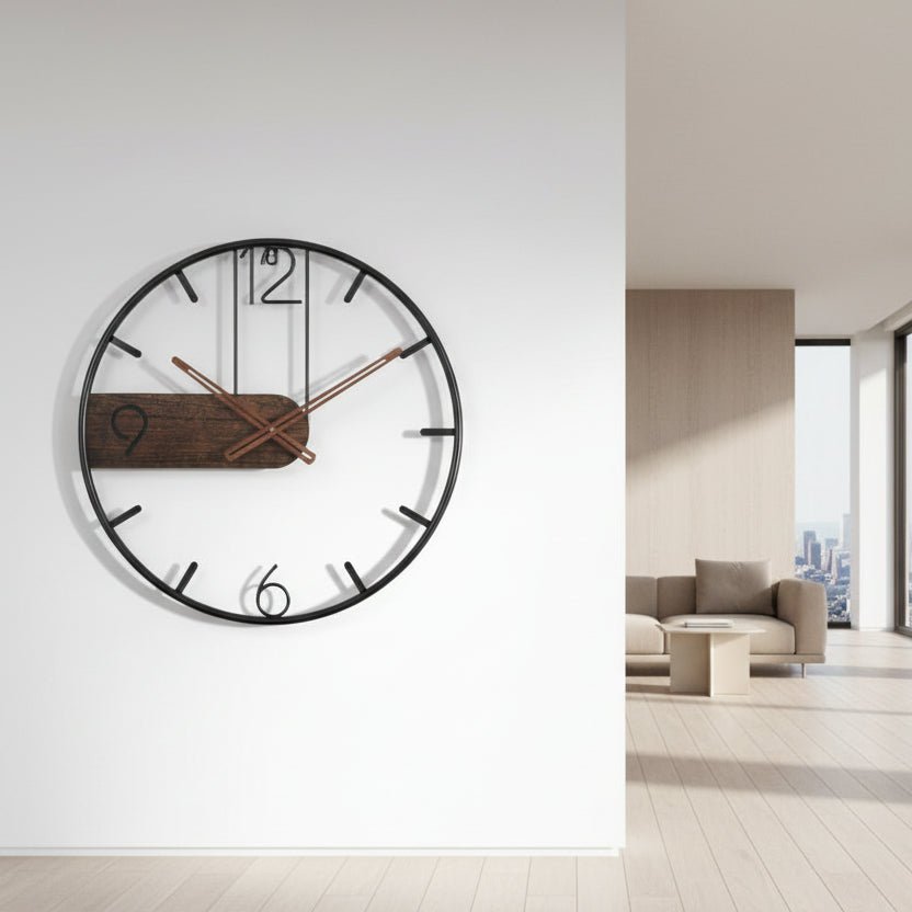 SAVIANE Wanduhr Elegantes Modernes Design Harmonie Raum Akzent