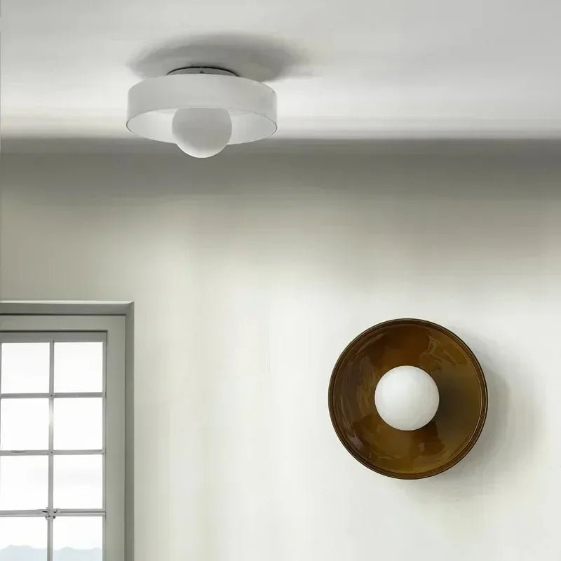 Glas Decke Licht – Skandinavische Deckenlampe aus Glas für warmes & minimalistisches Wohnambiente