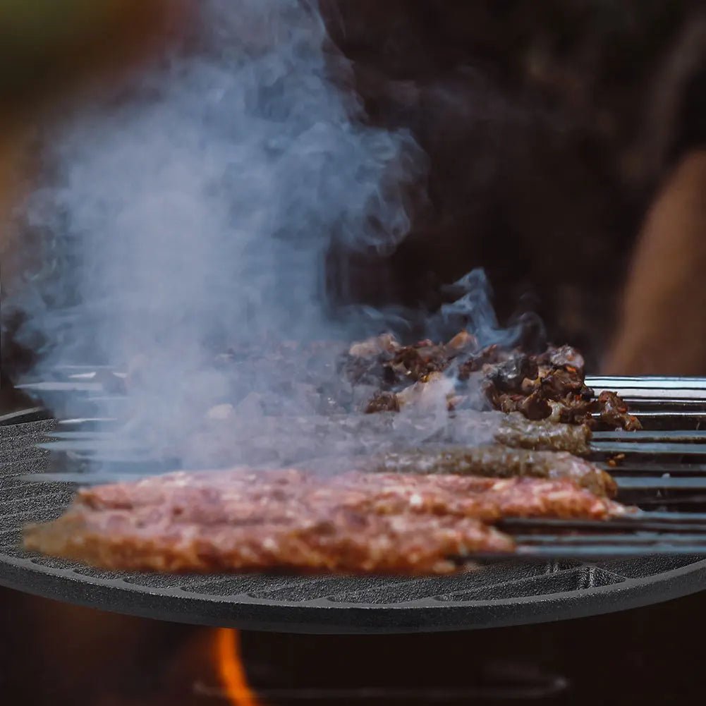 Wärmekreis – Rundes Gusseisen Grillrost Zum Scharfen Anbraten