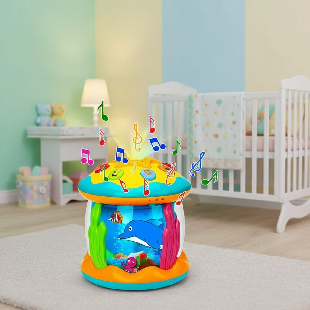 LumiBeats – Magische Baby-Trommel mit Licht und Musik zur Sinnesförderung