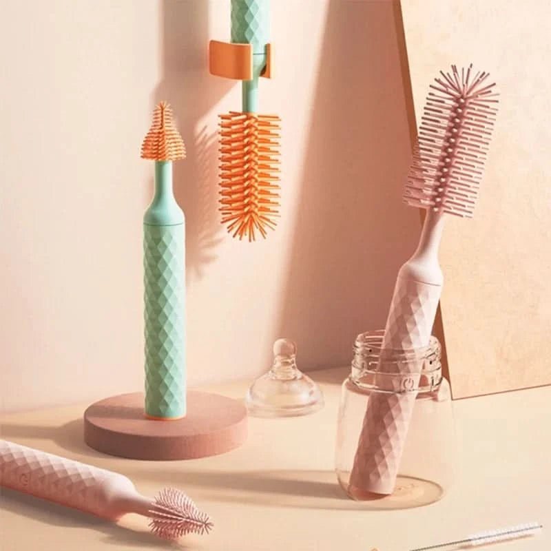 SmartBrush Flaschenreiniger – Automatische Reinigung mit Silikonborsten für stressfreien Alltag-3