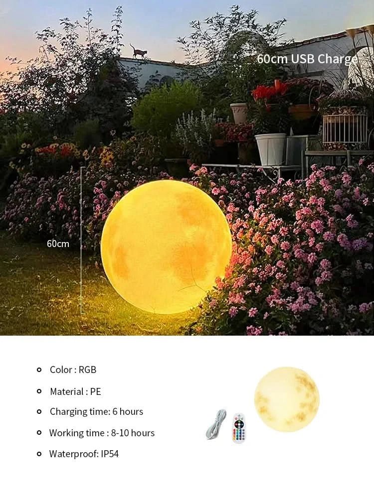 GLAVINA Mondlichter Innen Und Außen Wasserdichtes Gestaltung Intelligente Steuerung Garten Licht