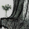 FLORALIA – Romantische Blumen Spitzen Fenster Gardine