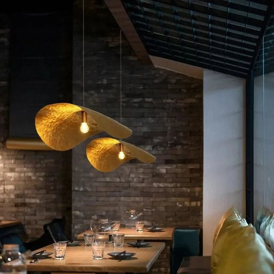 Dubai Kronleuchter LED-Bananenblatt Luxus Modernes Art-Déco Stil