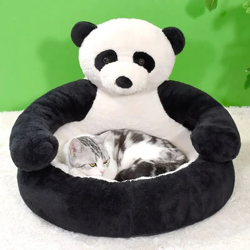 SAMIYA Katze Bett – Rundes Kuschelbett Für Geborgenen Katzenschlaf