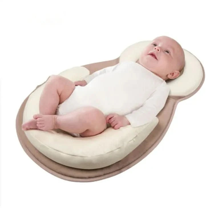 NestleNap Baby Kissen – Ergonomisches Babykissen Für Sicheren & Flachen Schlaf