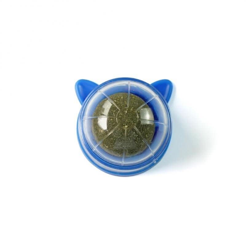 Purrfekt Katzenminze Spielzeug – Katzenspielzeug mit Minze & Rotierendem Ball für Gesunde Zähne