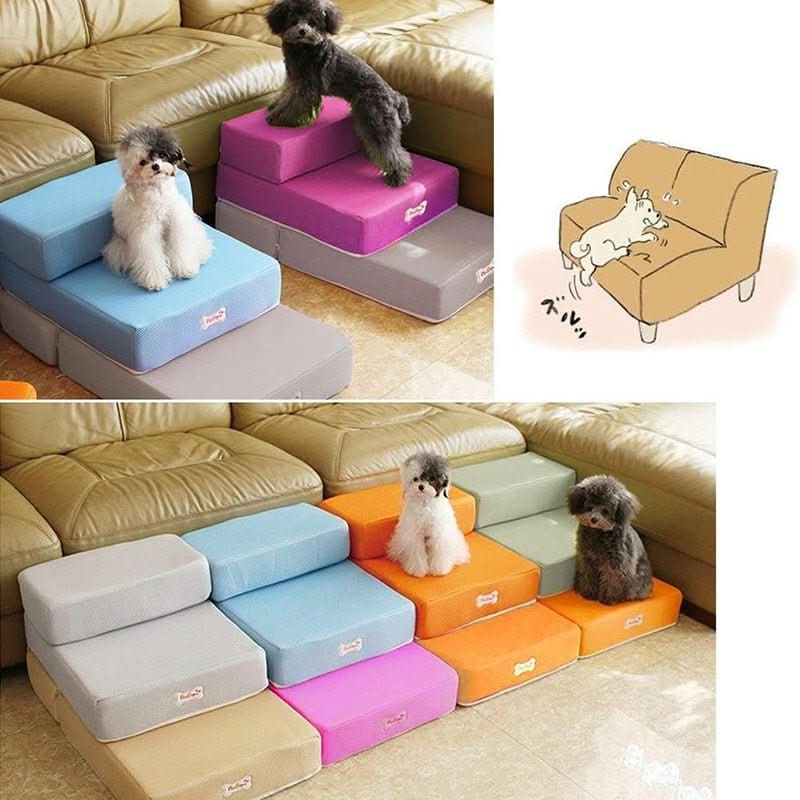 Hundeschritt Profi – Luxus Hundetreppe Für Gelenkschonendes Aufsteigen Auf Sofa & Bett