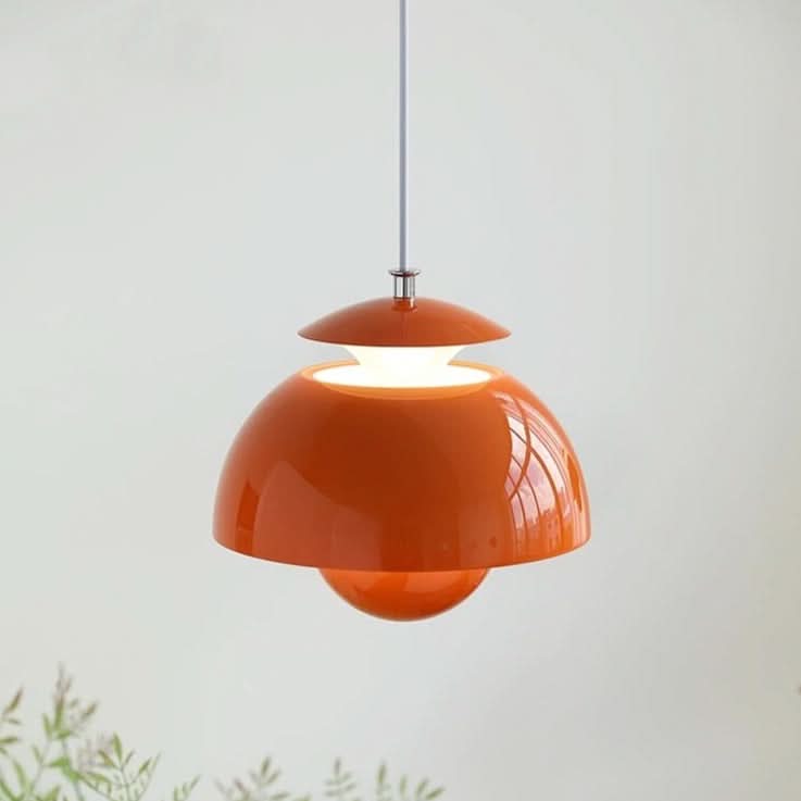 Eloise Polierte Metall Retro Deckenleuchte
