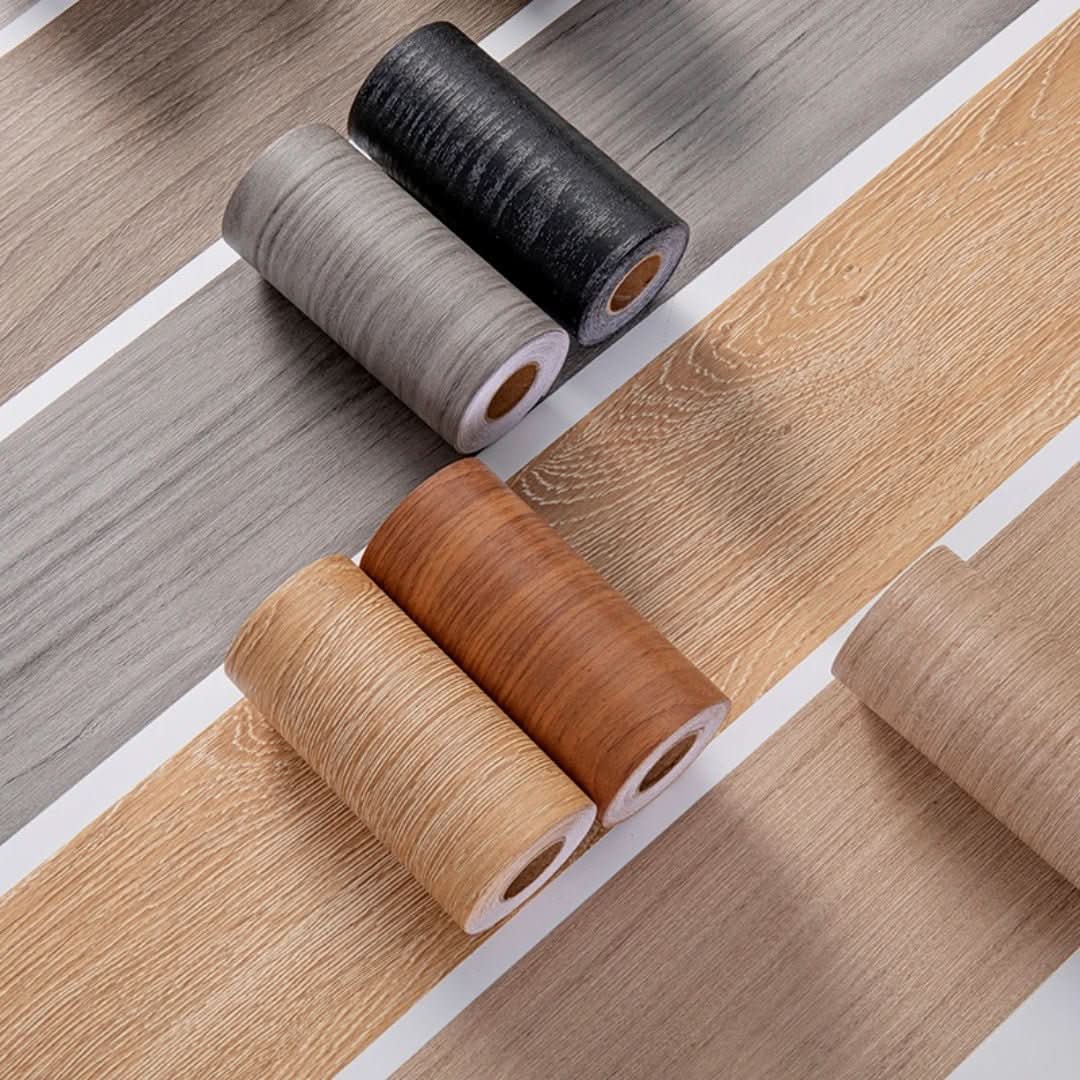 Decorex Rand Sockelleiste | PVC Holzlook Wandverkleidung | Wasserfest Leiste | Neu Wand- & Bodendekor