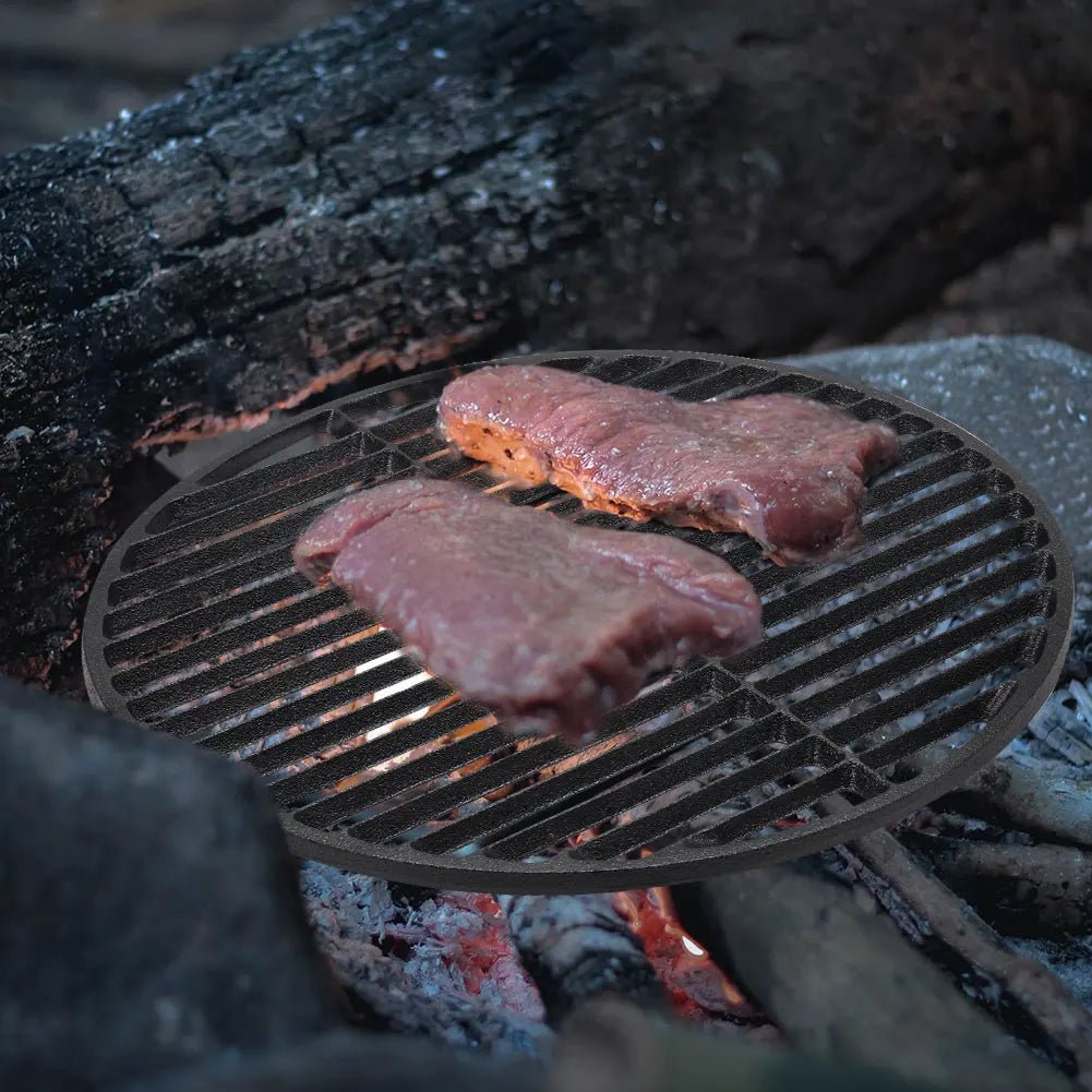 Wärmekreis – Rundes Gusseisen Grillrost Zum Scharfen Anbraten
