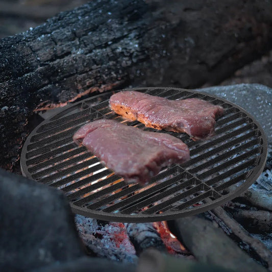 Wärmekreis – Rundes Gusseisen Grillrost Zum Scharfen Anbraten