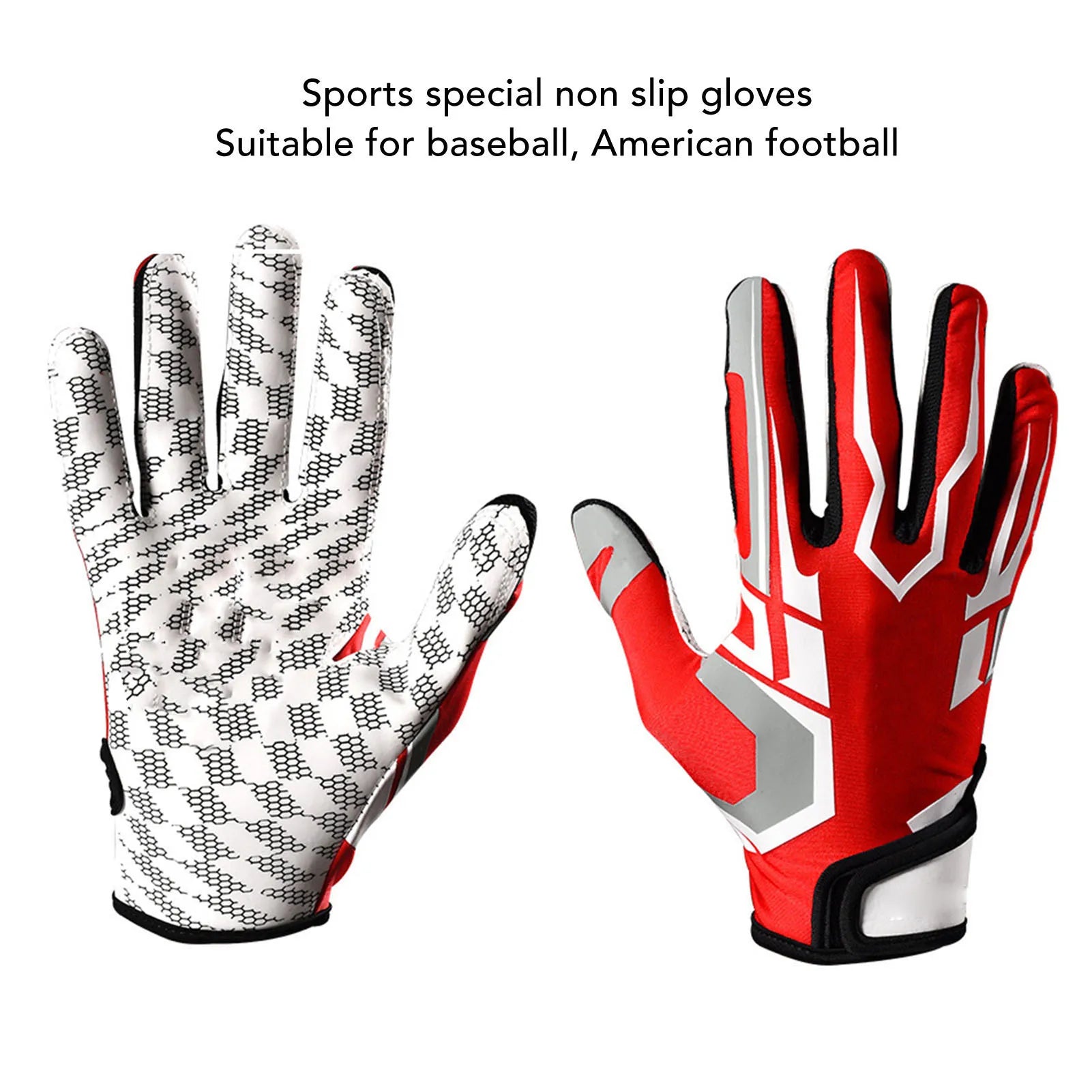 Baseball Schlägerhandschuhe Hochgriff Sport Empfängerhandschuh Nicht Rutschfest Amerikanischer Football