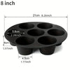 Silikon-Muffinform für Heißluftfritteuse – Antihaft & Flexibel für Muffins, Cupcakes & Snacks