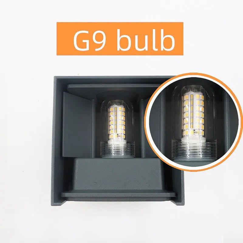 LUXSQUARE – Moderne Wasserdichte LED-Wandleuchte IP65 Aus Aluminium