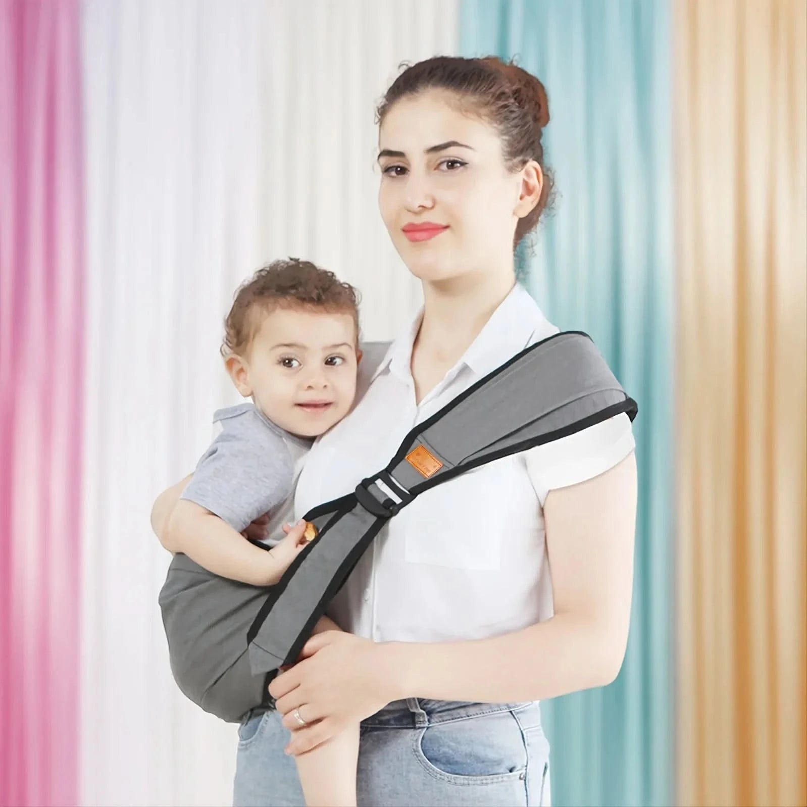 Bärenfreund Hüftträger – Ergonomische Baby Hüfttrage Für Flexibles, Sicheres Tragen Unterwegs