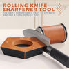 SchärfRoll Diamant-Rollmesserschärfer – Manueller Messerschärfer Mit Holz- & Diamantsteinen