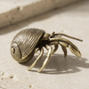 Shellora - Handgefertigte Messing Einsiedlerkrebsfigur - Küstlicher Akzent 3