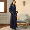 KorallenHafen – Sherpa Fleece Bademantel Unisex Mit Schalkragen
