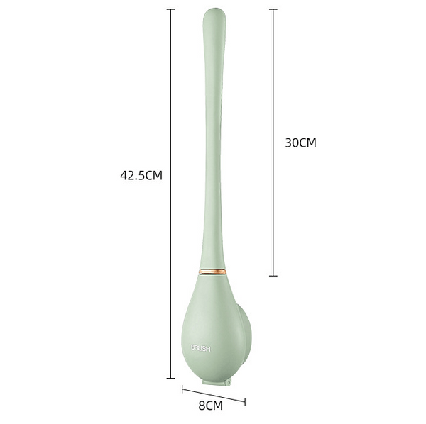 HygieBürste – Hygienische Silikon Toilettenbürste Mit Wand- & Standhalterung