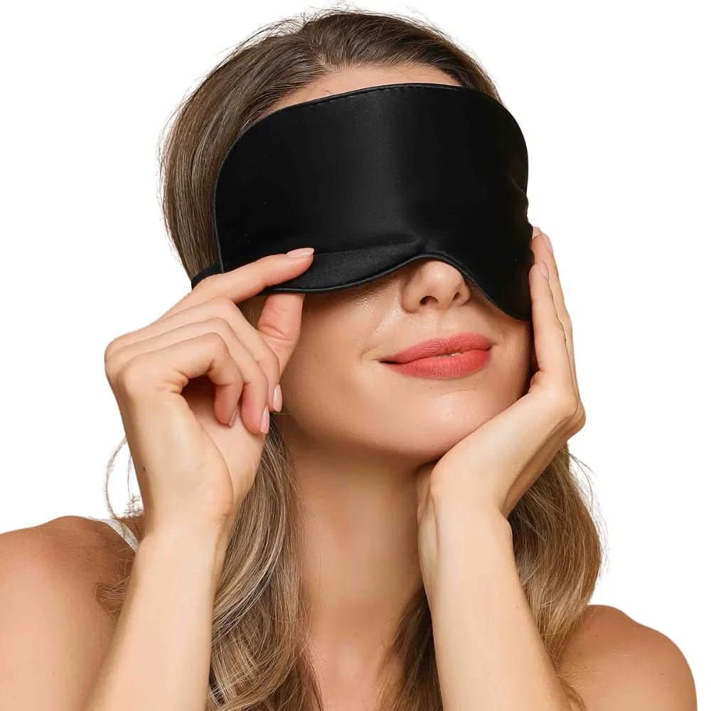 SILKDREAM | Komfortable Schlafmaske mit Lichtschutz für Zuhause & Reisen