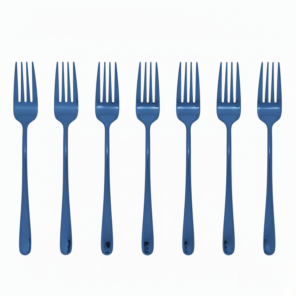 Silvéra – Elegante Essgabel, langlebiges, plattiertes Edelstahl-Utensil 10