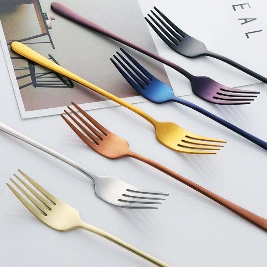 Silvéra – Elegante Essgabel, langlebiges, plattiertes Edelstahl-Utensil 3