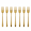 Silvéra – Elegante Essgabel, langlebiges, plattiertes Edelstahl-Utensil 6
