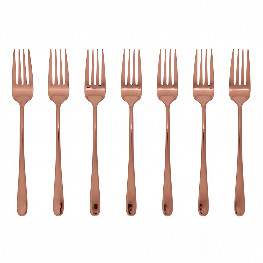 Silvéra – Elegante Essgabel, langlebiges, plattiertes Edelstahl-Utensil 7