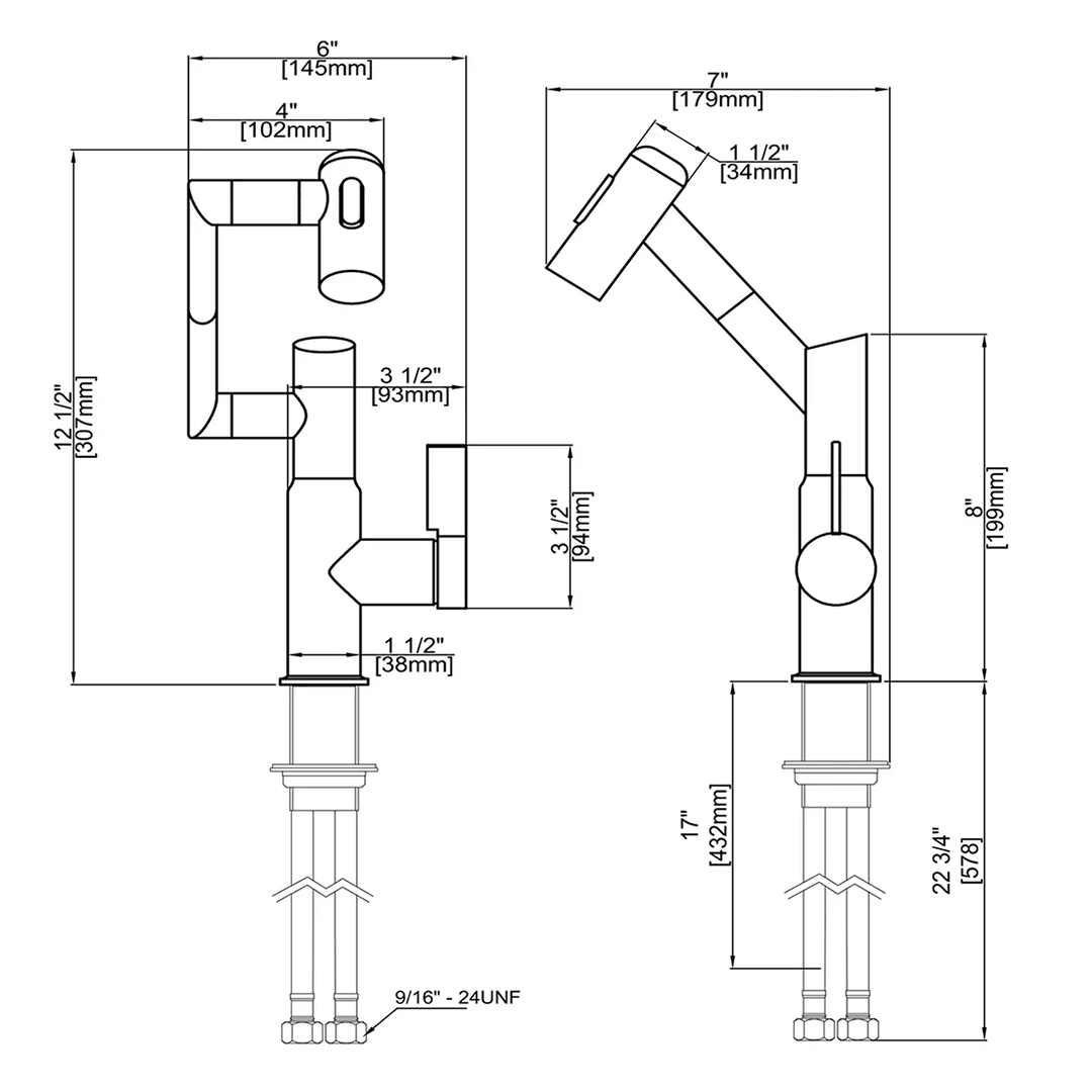 LUSTRAFLOW – 360° Intelligente Armatur mit Leuchtdiode-Temperaturanzeige