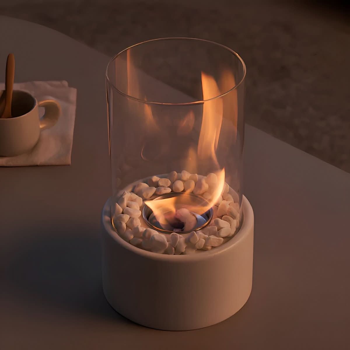 SchlankeFlamme Tischkamin – Elegantes Tischfeuer Für Jedes Ambiente