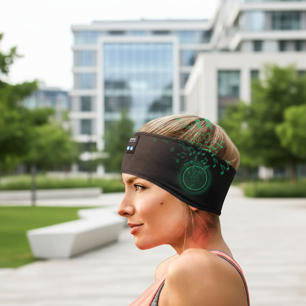 Schlafwelle – Bluetooth Schlafband Für Erholsamen Schlaf & Entspannung