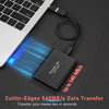 Geschwindigkeits-Tresor SSD – Externe 100GB Festplatte Mit Ultraschnellem USB-C Und USB 3.1 Anschluss