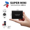 Geschwindigkeits-Tresor SSD – Externe 100GB Festplatte Mit Ultraschnellem USB-C Und USB 3.1 Anschluss