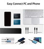 Geschwindigkeits-Tresor SSD – Externe 100GB Festplatte Mit Ultraschnellem USB-C Und USB 3.1 Anschluss
