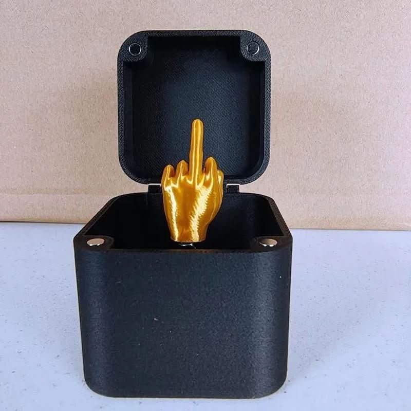 FUNFLIP – Streichbox Mit Mittelfinger Für Humorvolle Überraschungen