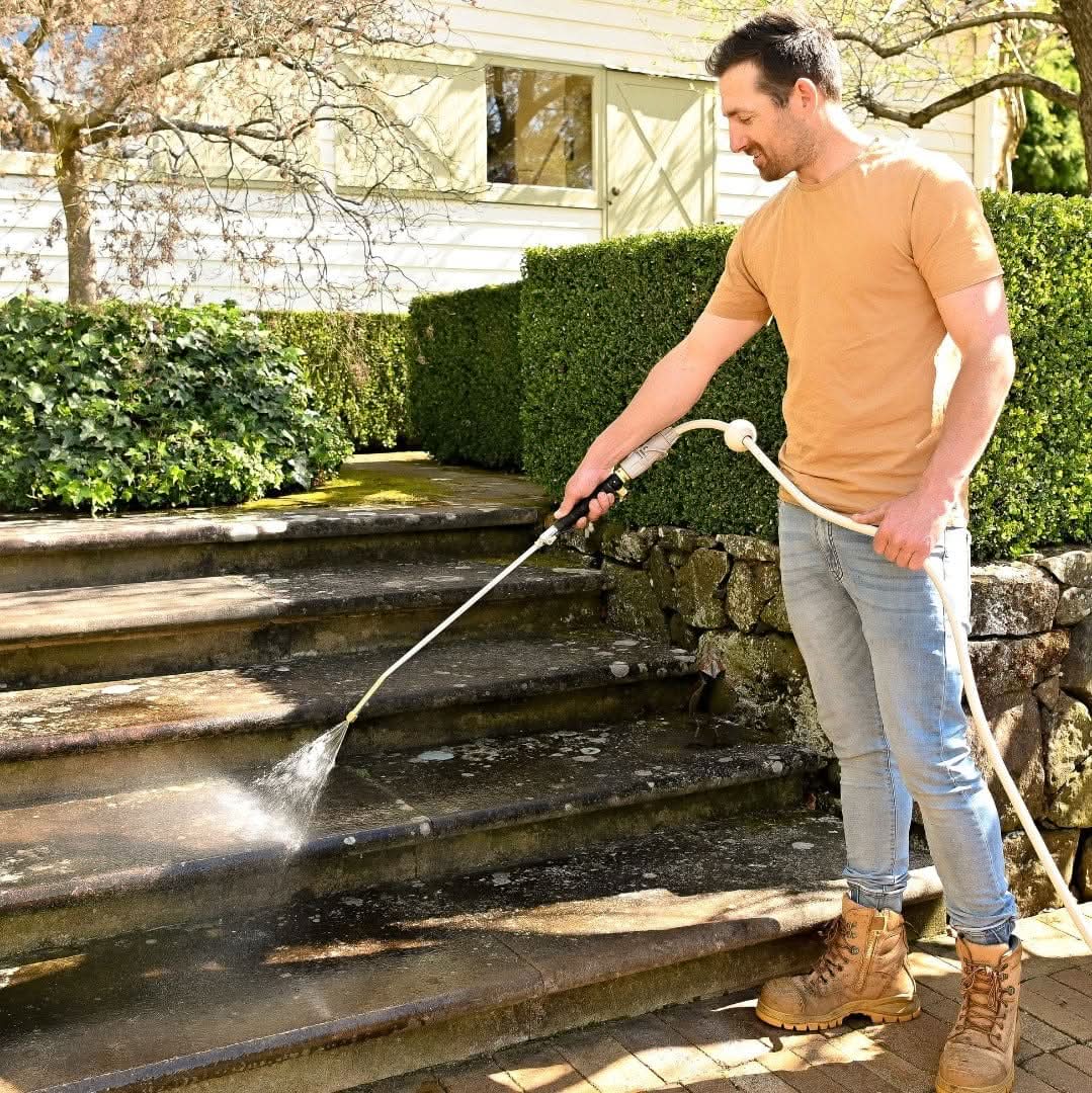 Kraftstrahl Profi – Mühelose Hochdruckreinigung Mit Ihrem Gartenschlauch