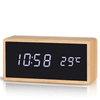 TIMBORA – Minimalistischer LED-Bambus-Wecker mit Temperaturanzeige 8