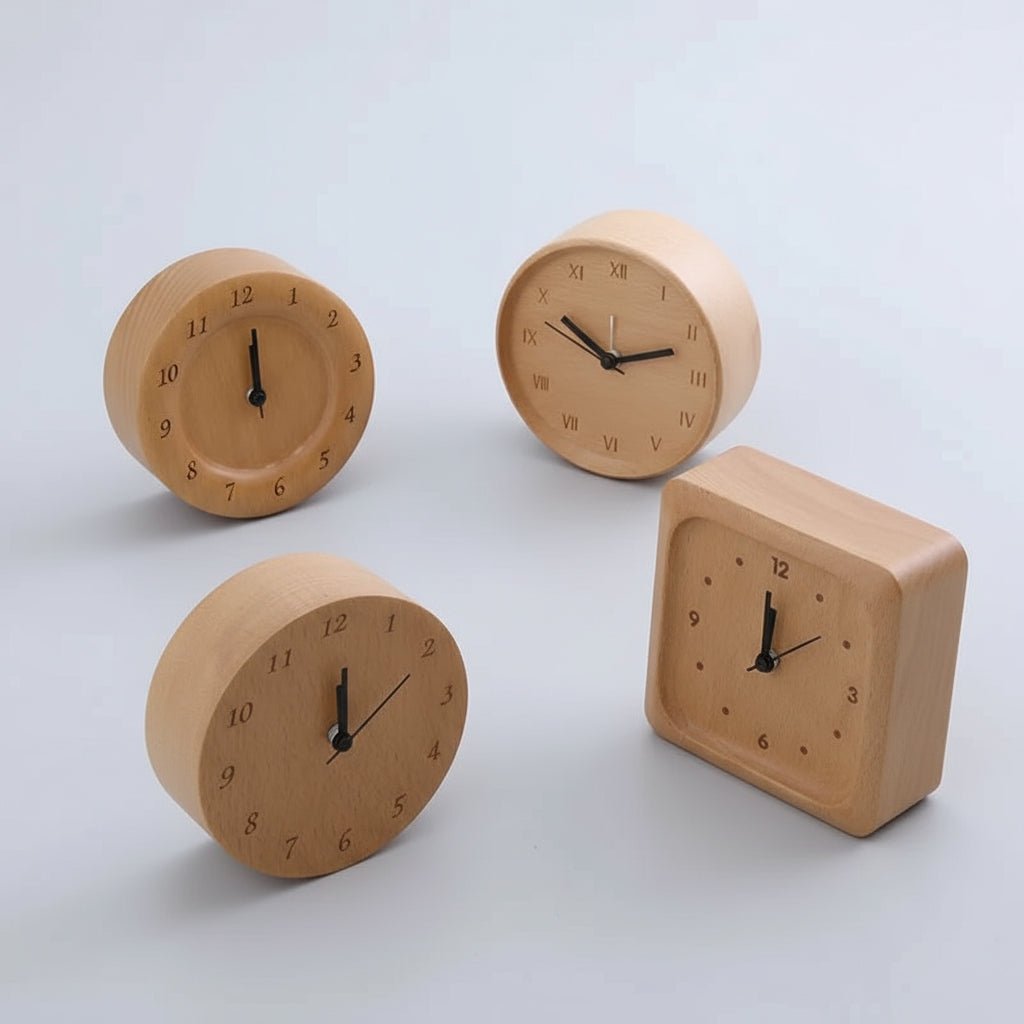TIMBRIA – Eleganter Wecker aus Buchenholz 3